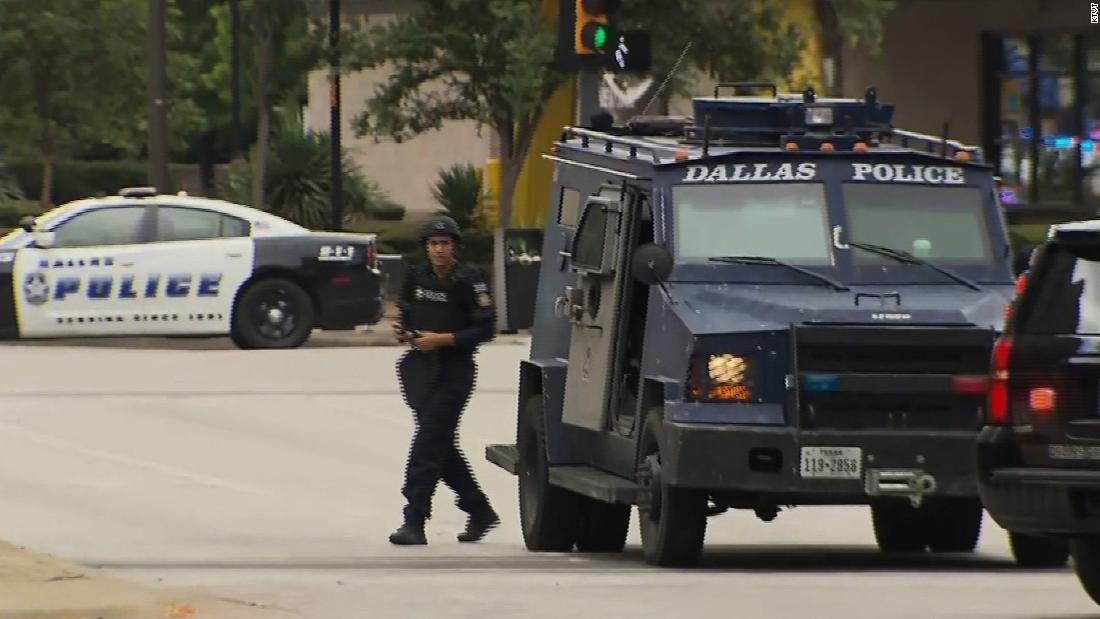 Upon their arrival at the Dallas shooting incident scene, officers discovered an adult female victim who had been shot and was unresponsive. (Photo: CNN)