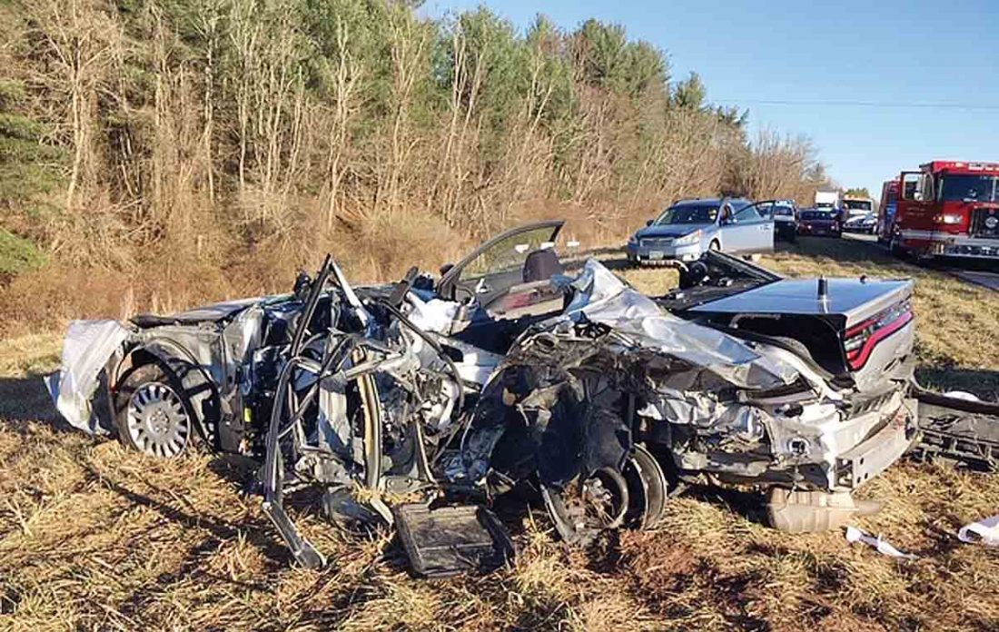 Due to the age of the individuals involved in the I-77 car crash, the OSHP has decided not to release their names, as both are under 18. (Photo: Parkersburgh News)