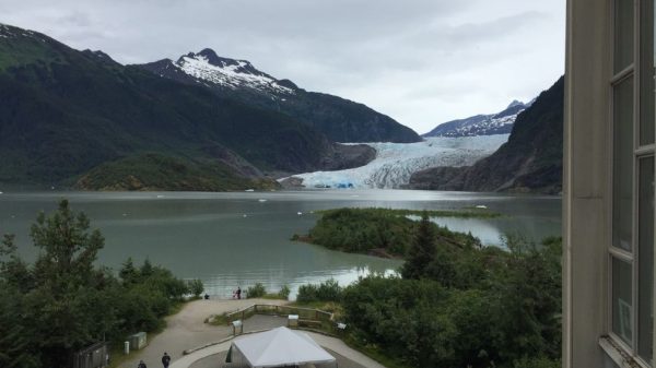 Glacial Outburst of Flooding in Juneau Alaska Creates Chaos as Condemned Homes Lost to River (Photo: KTUU)