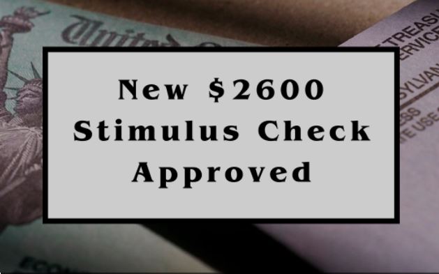 $2600 Stimulus Check (Photo from Google)