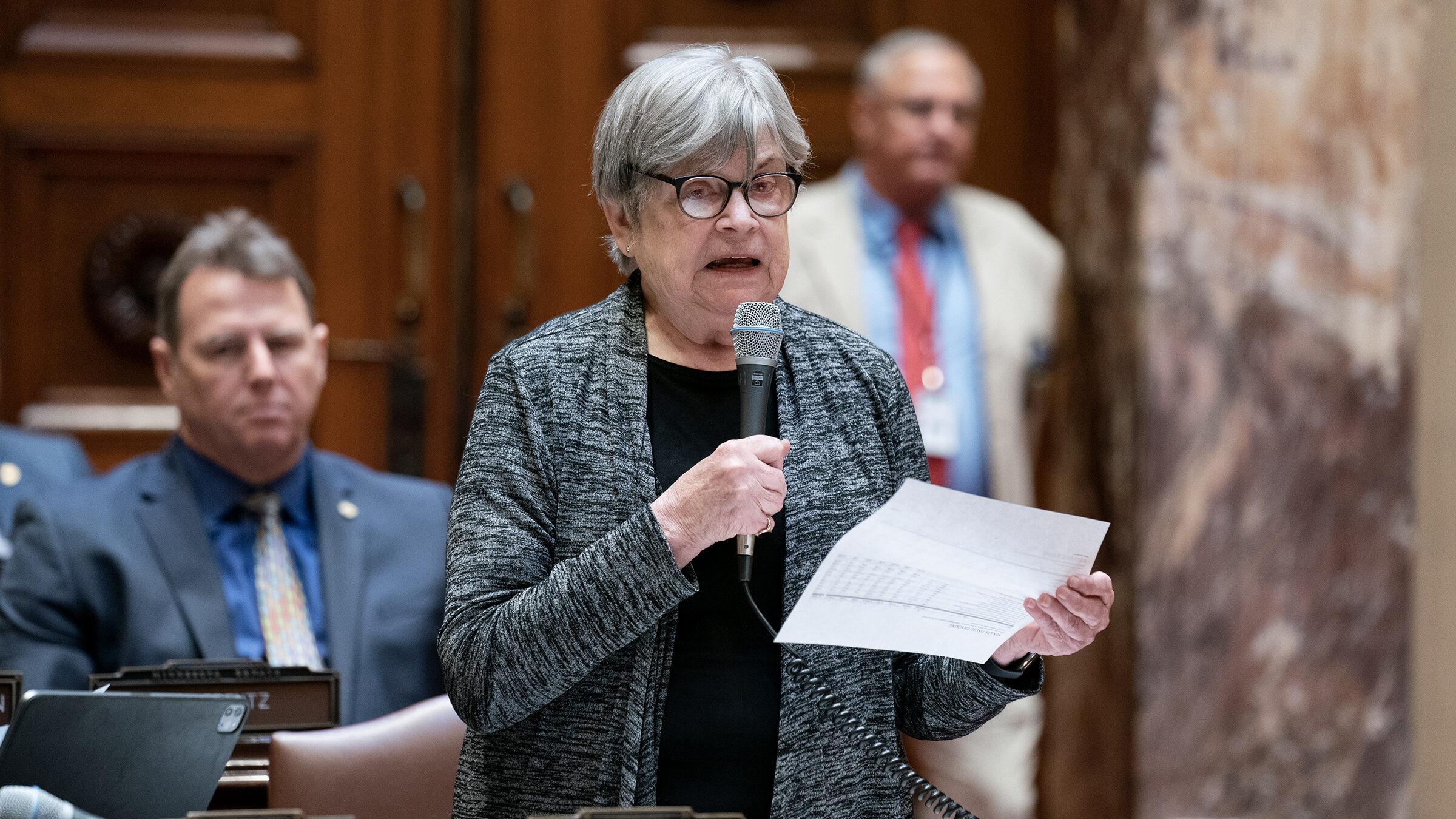 Minnesota Senate Tax Chair Ann Rest on No New Taxes Pledge (Photo from Minnesota Reformer)